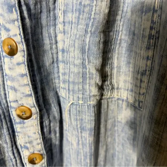 Free People Maya Tiered Midi Dress Size Small - Picture 9 of 11